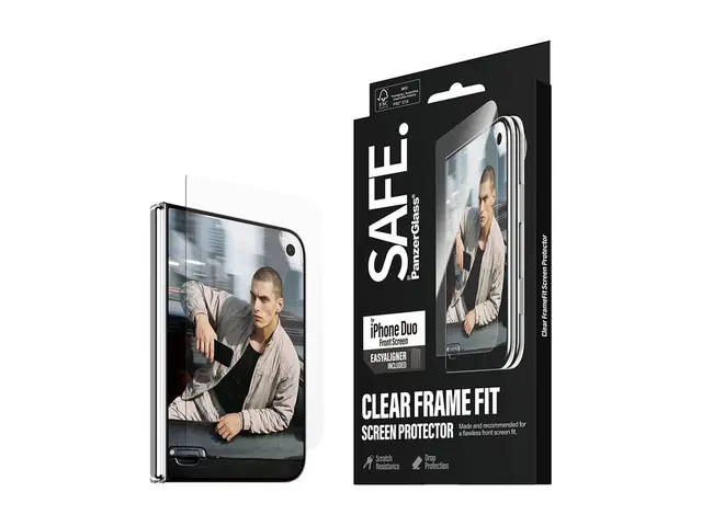 SAFE. by PanzerGlass - Skjermbeskyttelse for mobiltelefon - ramme ...