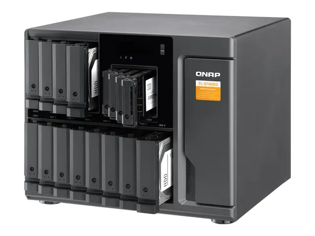 QNAP TL-D1600S - Harddiskarray - 16 brønner (SATA-600) - SATA 6Gb/...
