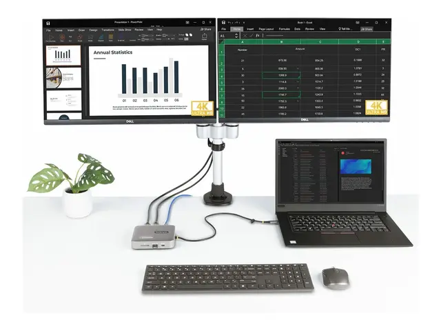 Startech Universal USB C multiport adapter - Apple M1/M2 Dual Disp...
