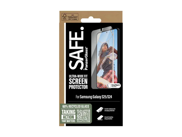 SAFE. by PanzerGlass - Skjermbeskyttelse for mobiltelefon ultravid...