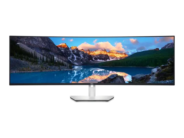 Dell UltraSharp U4924DW - LED-skjerm kurvet 49" 5120 x 1440 5K Dua...