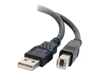 C2G 16.4ft USB A to USB B Cable USB A to B Cable - USB 2.0 - Black - M/M - USB-kabel - USB (hann) til USB-type B (hann) - USB 2.0 - 5 m - svart