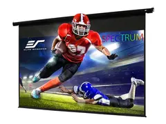Elite Spectrum Series Electric110H Projeksjonsskjerm - takmonterbar, veggmonterbar - motorisert - 110 V - 110&quot; (279 cm) - 16:9 - MaxWhite - svart