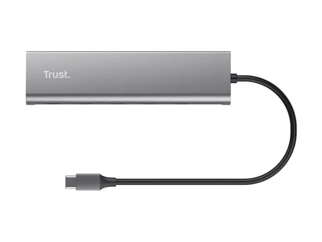 Trust Halyx - Hub 1 x USB-C (gjennomgang) + 4 3.2 Gen stasjonær
