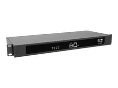 Eaton Tripp Lite Series 16-Port Serial Console Server, USB Ports (2) Dual GbE NIC, 4 Gb Flash, Desktop/1U Rack, TAA - Konsollserver - 16 porter - 1GbE, RS-232 - 1U - TAA-samsvar