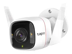 Tapo C320WS V1 - Nettverksoverv&#229;kingskamera utend&#248;rs - st&#248;vsikker / v&#230;rsikker - farge (Dag og natt) - 4 MP - 2560 x 1440 - 1440p - fastfokal - lyd - tr&#229;dl&#248;s - Wi-Fi - GbE - H.264 - DC 9 V