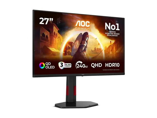 AOC Gaming Q27G4ZDR - G4 Series OLED-skjerm gaming 27" (26.5" synl...