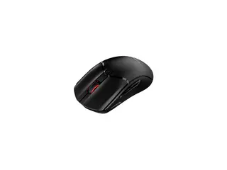HyperX Pulsefire Haste 2 - Mus - optisk - 6 knapper trådløs, kablet - 2.4 GHz, Bluetooth 5.2, USB 2.0 - USB trådløs mottaker - svart