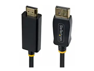 Startech - Adapterkabel - DisplayPort hann til HDMI hann 4.5 m - svart - 4K 60Hz støtte, Enretnings, aktiv
