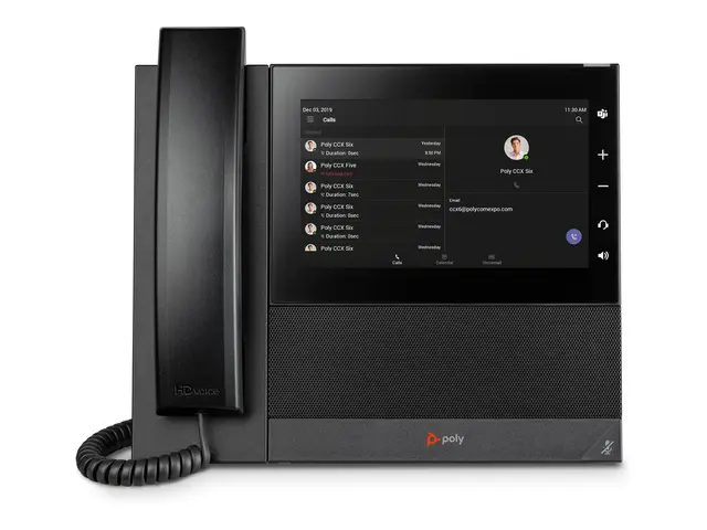 HP Poly CCX 600 - For Microsoft Teams VoIP-telefon med anrops-ID/s...