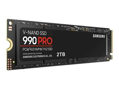 Samsung 990 PRO MZ-V9P2T0BW - SSD kryptert 2 TB intern M.2 2280 PC...
