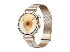 Huawei Watch GT 6 - 41 mm - rustfritt st&#229;l smartklokke med milaneserstropp - gull - h&#229;ndleddst&#248;rrelse: 130-190 mm - display 1.32&quot; - Bluetooth 6.0 BR/EDR + BLE, NFC - 37.5 g - gull