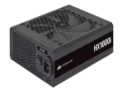 CORSAIR HXi Series HX1000i - Strømforsyning (intern) ultralav støy - ATX12V 3.0/ EPS12V - 80 PLUS Platinum - AC 100-240 V - 1000 watt - Europa