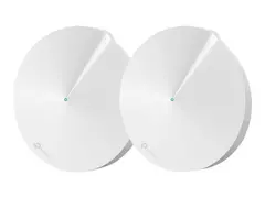 TP-Link Deco M9 Plus - Wi-Fi-system - (2 rutere) inntil 4500 kvadratfot - maske 1GbE, ZigBee - Wi-Fi 5 - Dobbeltbånd