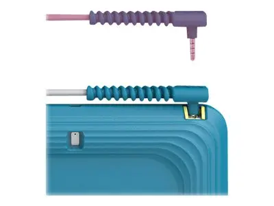 OtterBox Kids EasyGrab - Kabelsett romhastighetssølv rullet sammen