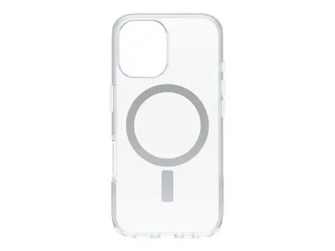 OtterBox Symmetry Series - Baksidedeksel for mobiltelefon MagSafe-samsvar - polykarbonatlag, termoplastisk elastomer (TPE) - blank - for Apple iPhone 16