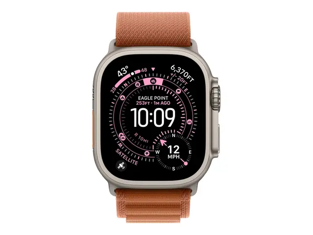 Apple - Sløyfe for smart armbåndsur 49 mm, naturlig titanfinish Me...