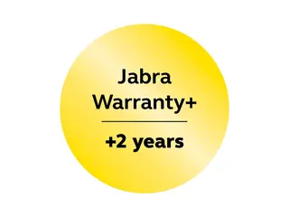 Jabra Warranty+ - Utvidet serviceavtale - utvidet garanti 1 år (fra opprinnelig kjøpsdato for utstyret) - for P/N: 26699-989-999, 26699-999-889, 26699-999-899, 26699-999-989, 26699-999-999