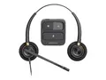 Poly EncorePro 520 - EncorePro 500 series hodesett - on-ear - kablet - Quick Disconnect - svart - Certified for Skype for Business, UC-sertifisert