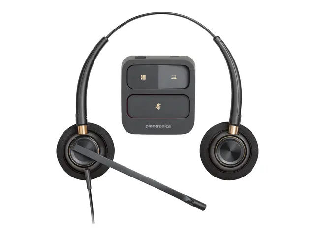 Poly EncorePro 520 - 500 series hodesett on-ear kablet Quick Disco...