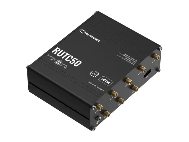 Teltonika RUTC50 - Trådløs ruter WWAN 4-portssvitsj 1GbE Wi-Fi 6 D...