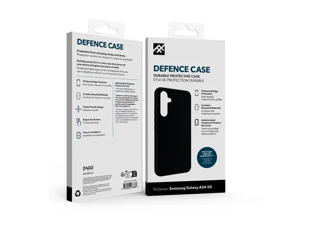 iFrogz Defence - Baksidedeksel for mobiltelefon svart Samsung Gala...