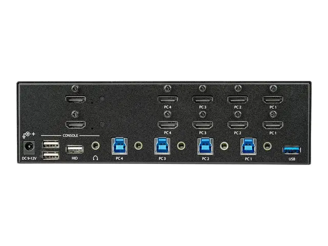 Startech StarTech.com 4-Port Dual Monitor HDMI KVM Switch with Aud...