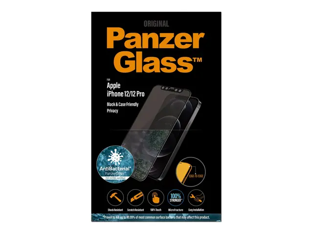PanzerGlass Original - Skjermbeskyttelse for mobiltelefon glass me...
