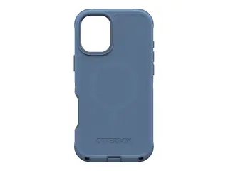 OtterBox Defender Series - Baksidedeksel for mobiltelefon MagSafe-samsvar - silikon - babyblå jeans (blå) - for Apple iPhone 16 Plus