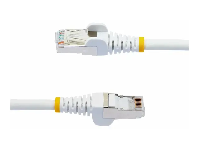 StarTech.com 1m CAT6a Ethernet Cable - White Low Smoke Zero Haloge...