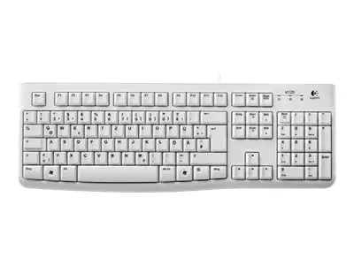 Logitech K120 for Business - Tastatur - USB - Tysk - hvit