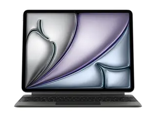 Apple Magic Keyboard - Tastatur og folioveske med styrepute - Apple Smart connector - QWERTY - Internasjonal engelsk / kanadisk fransk - svart - for 13-inch iPad Air (M2, M3)