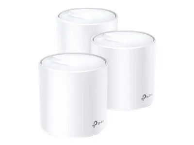 TP-Link Deco X20 - Wi-Fi-system (3 rutere) 1GbE Wi-Fi 6 Dobbeltbånd