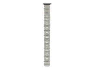 Apple - Klokkerem forlengelse for smart armbåndsur 49 mm, svart titanfinish - 130 - 250 mm - translucentgrå, svart