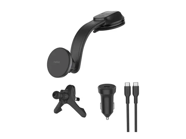 Belkin BoostCharge - Trådløs ladeholder for bil - magnetic, with a...