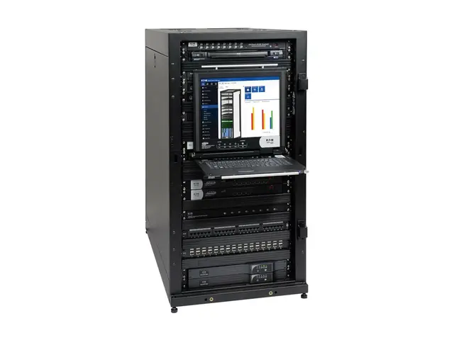Eaton Tripp Lite Series 25U Rack Enclosure Server Cabinet w Doors ...