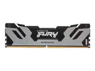Kingston FURY Renegade - DDR5 - modul - 24 GB: 1 x 24 GB DIMM 288-pin - 7200 MT/s / PC5-57600 - CL38 - 1.1 V - ikke-bufret - on-die ECC - svart, sølv