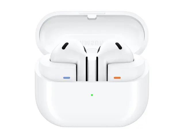 Samsung Galaxy Buds3 - True wireless-hodetelefoner med mikrofon i øret - Bluetooth - aktiv støydemping - hvit 