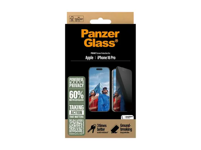 PanzerGlass - Skjermbeskyttelse for mobiltelefon ultrabred passfor...