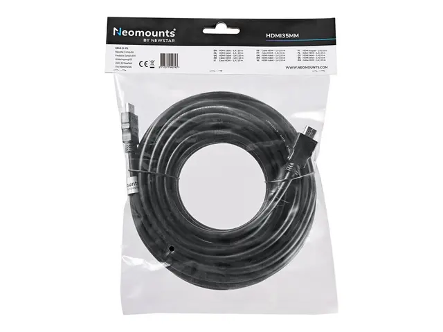 Neomounts - HDMI-kabel HDMI hann til 10 m svart