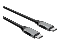 Elivi - USB-kabel - 24 pin USB-C (hann) til 24 pin USB-C (hann) USB 3.2 Gen 2 - 20 V - 5 A - 3 m - 4K-støtte, aktiv, USB Power Delivery (5 A, 100 W) - svart