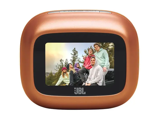 JBL LIVE Beam 4 - True wireless-hodetelefoner med mikrofon i øret - Bluetooth - aktiv støydemping - oransje 