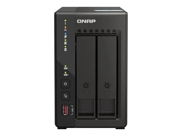 QNAP TS-253E - NAS-server 2 brønner SATA 6Gb/s RAID 0, 1, 5, 6, 10...