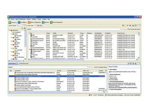 APC InfraStruXure Central Basic - Netverksadministrasjonsenhet 1GbE - rackmonterbar - for P/N: NBPD0150, SCL400RMJ1U, SCL500RMI1UNC, SMX2KR2UX145, SMX3KR2UNCX145, SRT1000RMXLI-NC