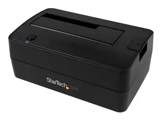 Startech USB 3.1 (10Gbps) Single-Bay Dock for 2.5"/3.5" SATA SSD/HDD USB 3.1 Hard Drive Docking Station with UASP (SDOCKU313) - Diskkontroller - 2.5", 3.5" - USB 3.1 (Gen 2) - svart