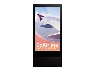 LG 75XE3C - 75" Diagonalklasse XE3C Series LED-bakgrunnsbelyst LCD-skjerm intelligent skilting utendørs - webOS - 4K UHD (2160p) 3840 x 2160 - medium tekstursvart