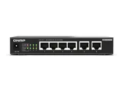 QNAP QSW-2104-2T-R2 - Switch - ikke-styrt 4 x 100/1000/2.5G + 2 x 100/1000/2.5G/5G/10GBase-T - stasjonær