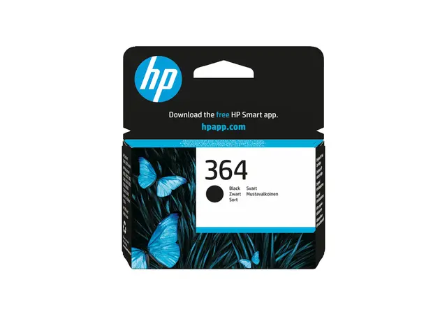 HP 364 - Svart original blekkpatron for Deskjet 35XX; Photosmart 5...