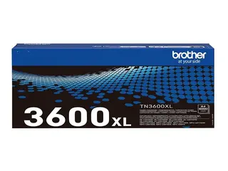 Brother TN3600XL - Høykapasitets - svart original - boks - tonerpatron - for Brother DCP-L5510, HL-L5215, L6410, L6415, MFC-L5715, L6710, L6910, L6915