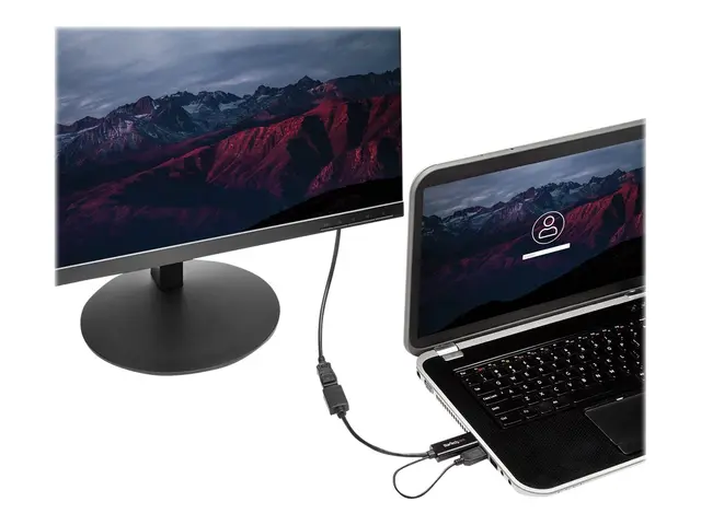 StarTech.com 4K 30Hz HDMI to DisplayPort Video Adapter w/ USB Powe...